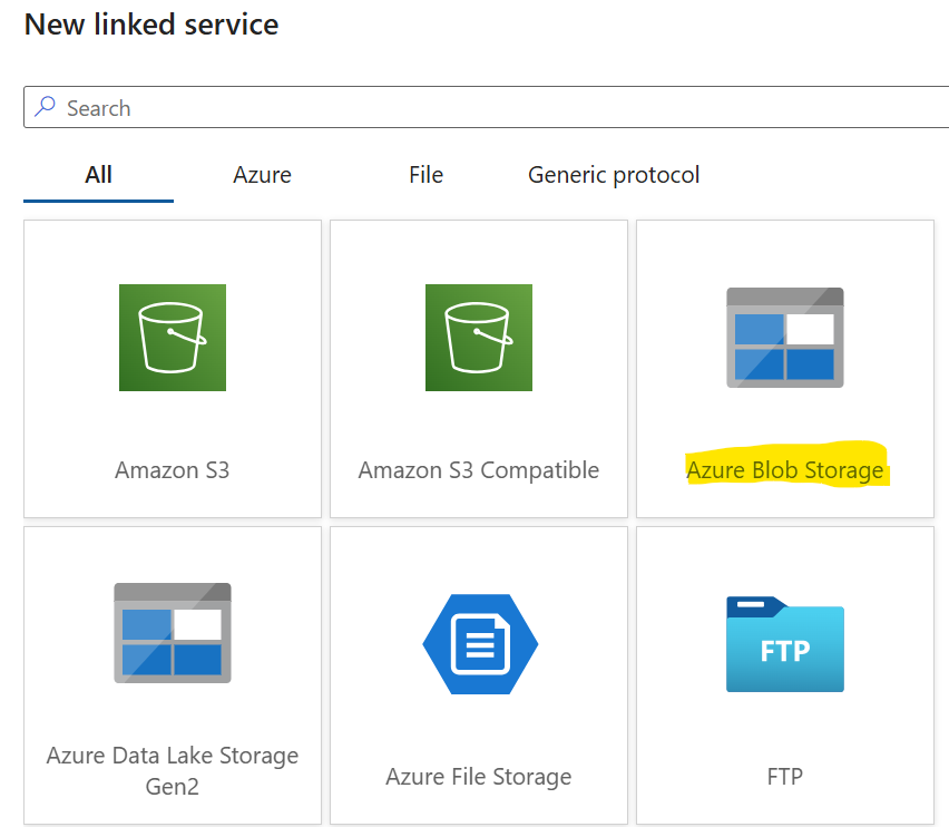 Create Linked Service